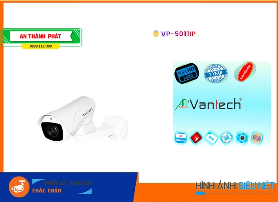 Lắp đặt camera tân phú VP-5011IP Camera IP POE Với giá cạnh tranh VanTech