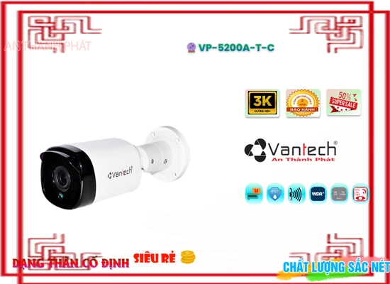 Lắp đặt camera tân phú Camera HD VanTech VP-5200A|T|C Tiết Kiệm