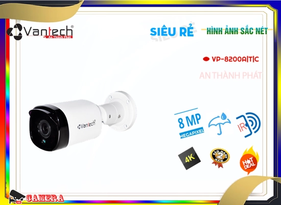 Lắp đặt camera tân phú ✪  VP-8200A|T|C HD Anlog VanTech Chất Lượng