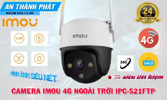Lắp đặt camera tân phú Camera Imou 4G Ngoài Trời IPC-S21FTP
