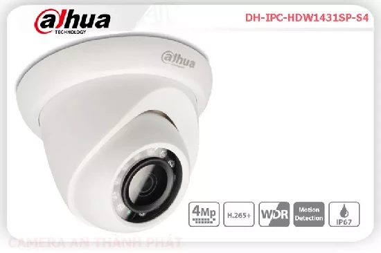 Lắp đặt camera tân phú Camera  Dahua Công Nghệ Mới DH-IPC-HDW1431SP-S4 ✅