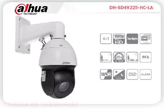 Lắp đặt camera tân phú DH-SD49225-HC-LA Thiết kế Đẹp  Dahua