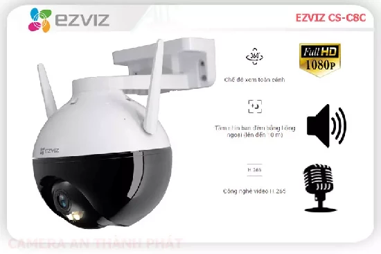 Lắp đặt camera tân phú Camera  Wifi Ezviz EZVIZC8C Giá rẻ