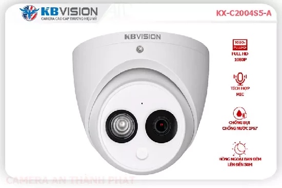 Lắp đặt camera tân phú Camera  KBvision KX-C2004S5-A Giá rẻ