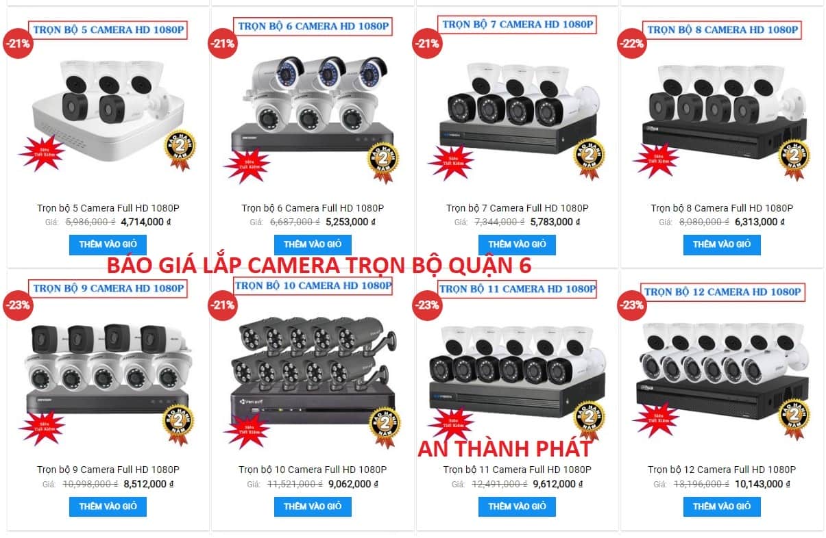 lắp camera quan sát có dây tại quận 6