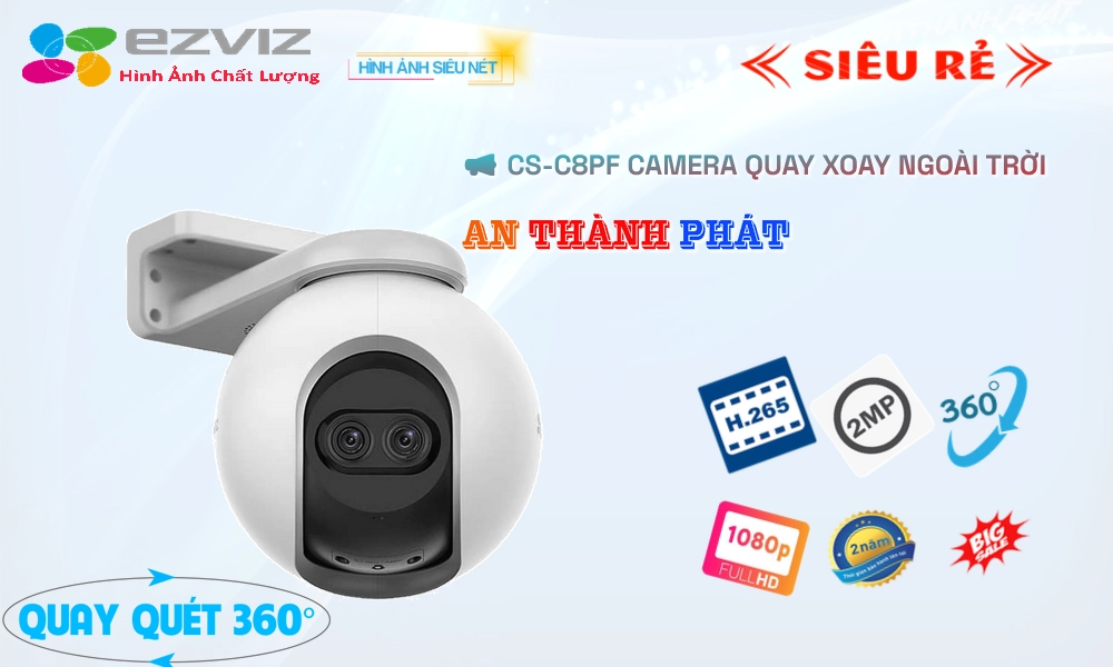 ✲ Camera Giá Rẻ Wifi Ezviz CS-C8PF Không Dây IP Giá tốt ✲ Camera Giá Rẻ Wifi Ezviz CS-C8PF Không Dây IP Giá tốt