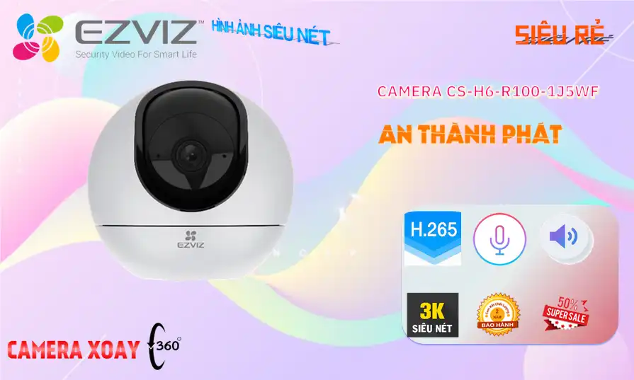 CS-H6-R100-1J5WF (H6 5MP) Camera An Ninh Sắc Nét