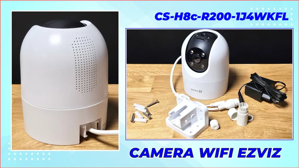 Camera Wifi Ezviz CS-H8c-R200-1J4WKFL Camera Wifi Ezviz CS-H8c-R200-1J4WKFL