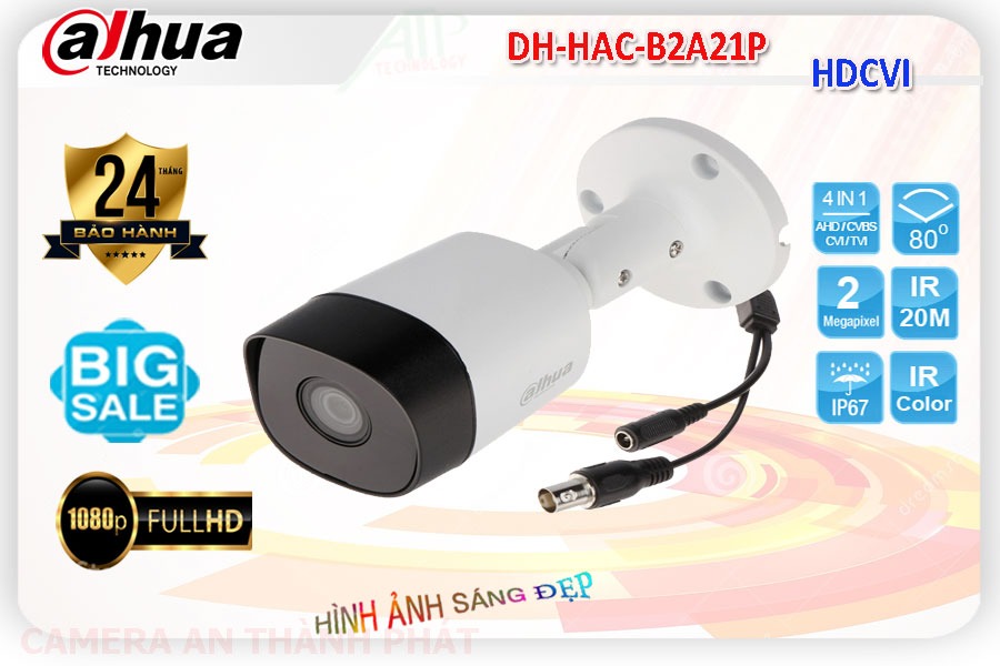 Camera DH-HAC-B2A21P Ngoài Trời,Giá DH-HAC-B2A21P,DH-HAC-B2A21P Giá Khuyến Mãi,bán DH-HAC-B2A21P,DH-HAC-B2A21P Công