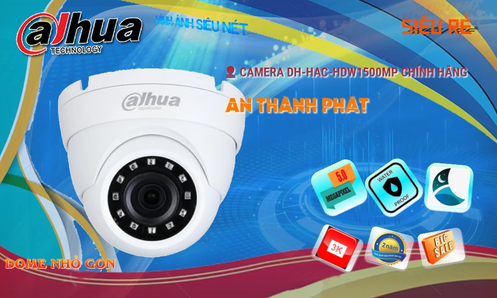 DH-HAC-HDW1200MP sắc nét Dahua