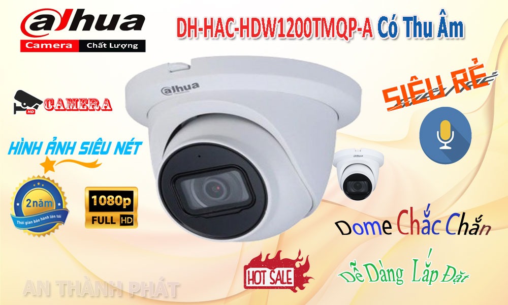 DH-HAC-HDW1200TMQP-A camera dahua thu âm chất lượng