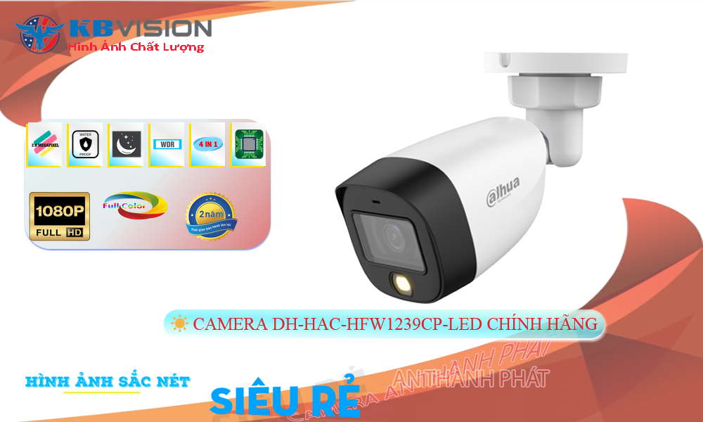 DH-HAC-HFW1239CP-LED sắc nét Dahua