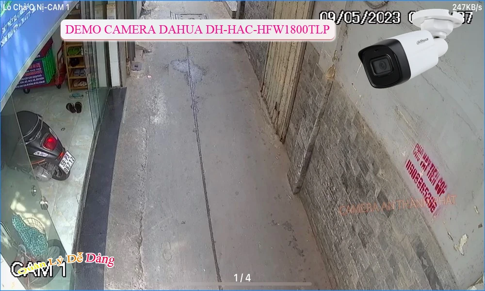 DH-HAC-HFW1800TLP sắc nét Dahua