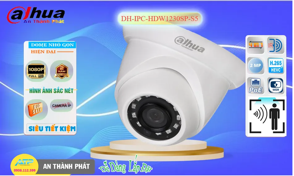 DH-IPC-HDW1230SP-S5 Camera Dahua
