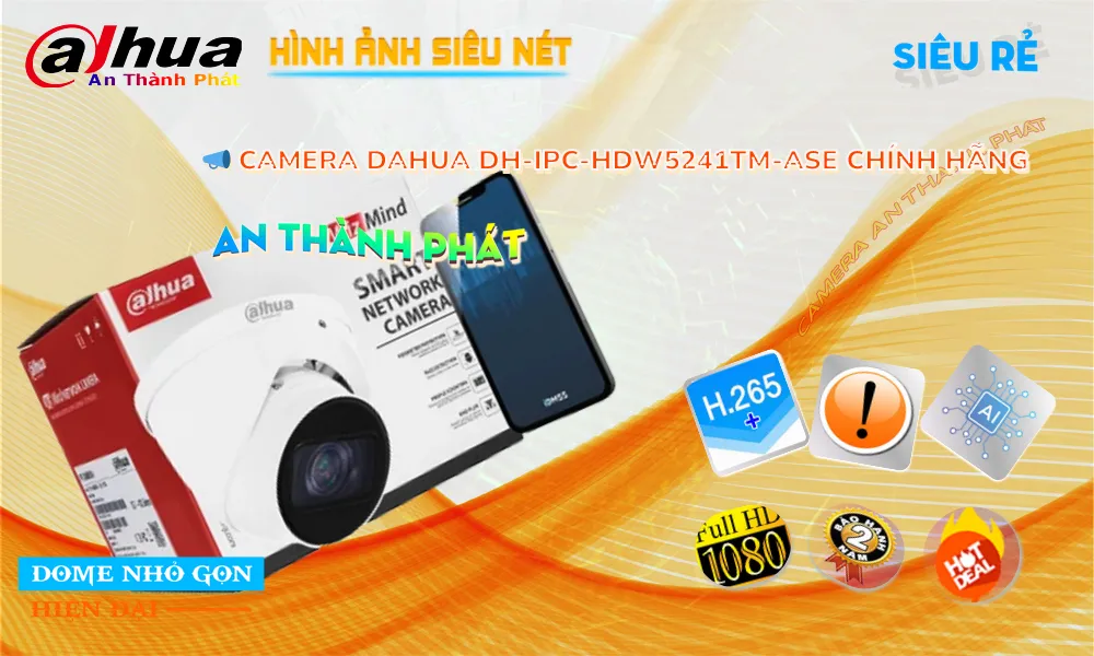 Camera  Dahua DH-IPC-HDW5241TM-ASE Giá rẻ