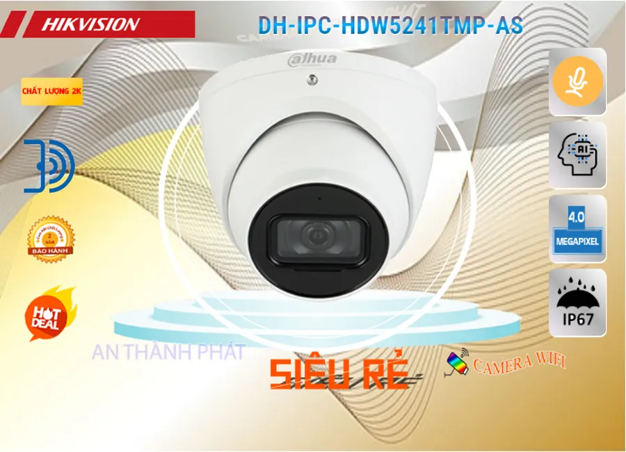 Camera IP Dahua DH-IPC-HDW5241TMP-AS,DH IPC HDW5241TMP AS,Giá Bán DH-IPC-HDW5241TMP-AS,DH-IPC-HDW5241TMP-AS Giá Khuyến