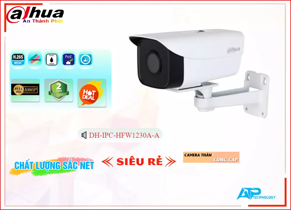 Camera IP Dahua DH-IPC-HFW1230A-A,Giá DH-IPC-HFW1230A-A,DH-IPC-HFW1230A-A Giá Khuyến Mãi,bán