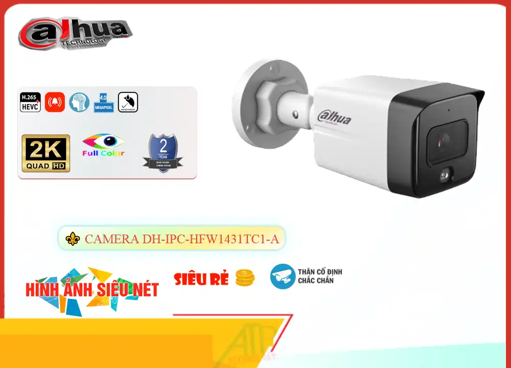 Camera Dahua DH-IPC-HFW1431TC1-A Camera Dahua DH-IPC-HFW1431TC1-A