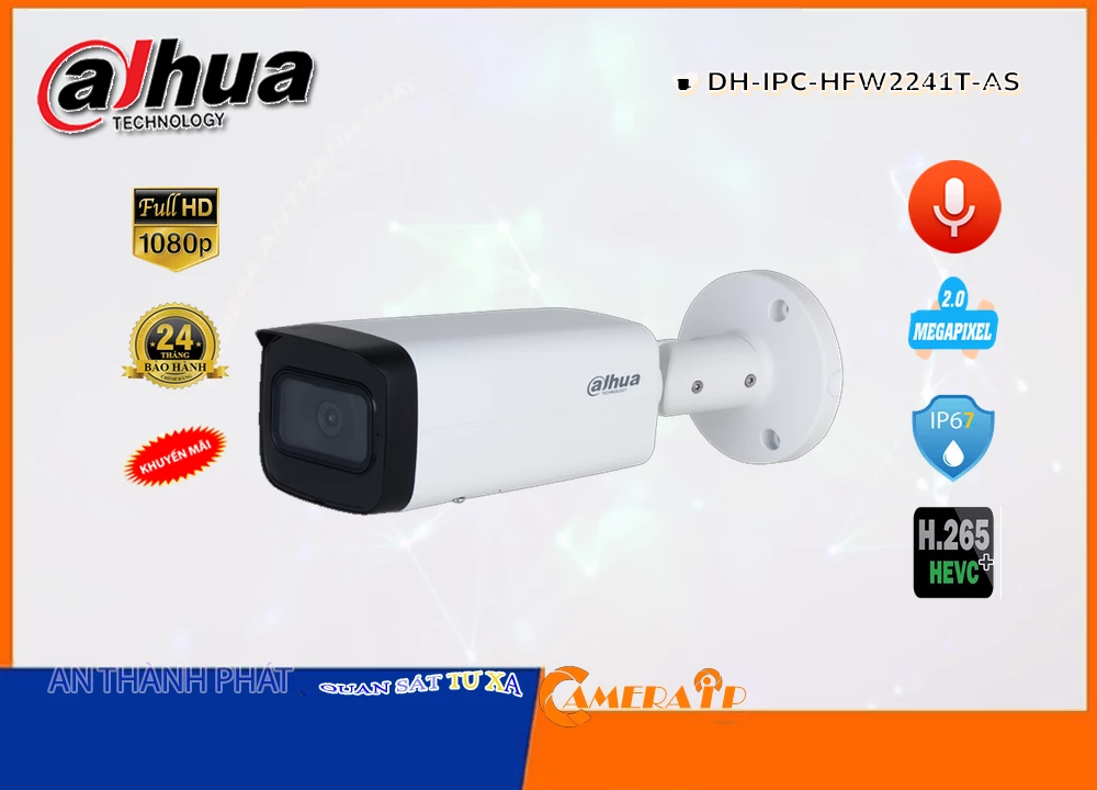 Camera Dahua DH-IPC-HFW2241T-AS,DH IPC HFW2241T AS,Giá Bán DH-IPC-HFW2241T-AS,DH-IPC-HFW2241T-AS Giá Khuyến