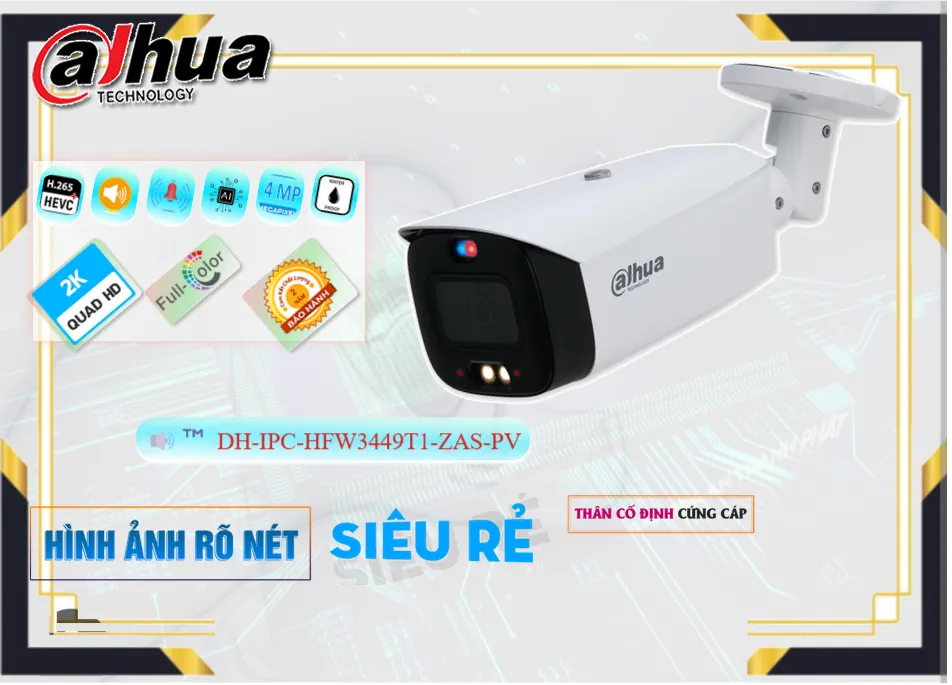 Camera Dahua DH-IPC-HFW3449T1-ZAS-PV,Giá DH-IPC-HFW3449T1-ZAS-PV,phân phối