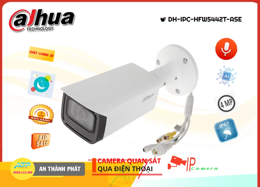 Camera Dahua DH-IPC-HFW5442T-ASE,DH-IPC-HFW5442T-ASE Giá Khuyến Mãi,DH-IPC-HFW5442T-ASE Giá rẻ,DH-IPC-HFW5442T-ASE Công
