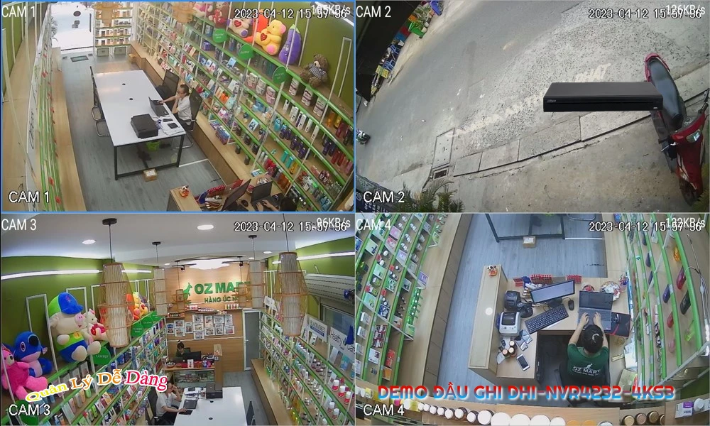 DHI-NVR4232-4KS3 Đầu Thu Dahua DHI-NVR4232-4KS3 Đầu Thu Dahua