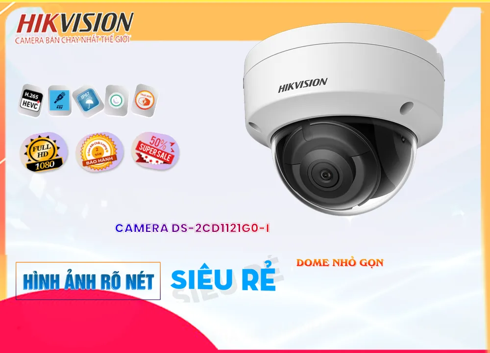 Camera Hikvision DS-2CD1121G0-I,thông số DS-2CD1121G0-I,DS-2CD1121G0-I Giá rẻ,DS 2CD1121G0 I,Chất Lượng