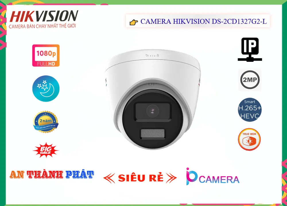 Camera Hikvision DS-2CD1327G2-L,Chất Lượng DS-2CD1327G2-L,DS-2CD1327G2-L Công Nghệ Mới,DS-2CD1327G2-LBán Giá Rẻ,DS
