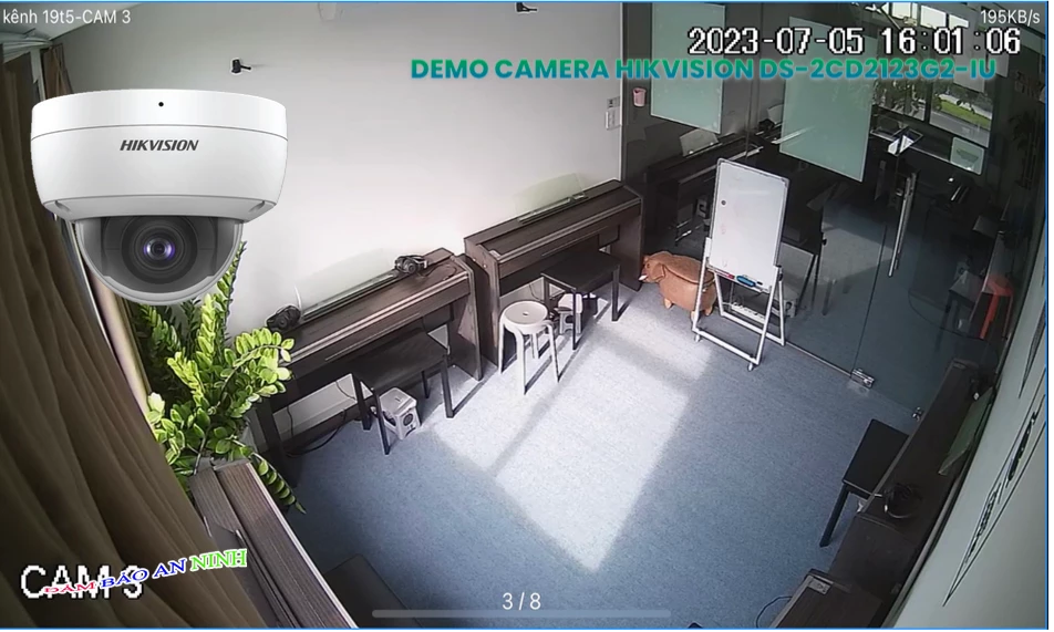 Camera An Ninh  Hikvision DS-2CD2123G2-IU Hình Ảnh Đẹp ۞