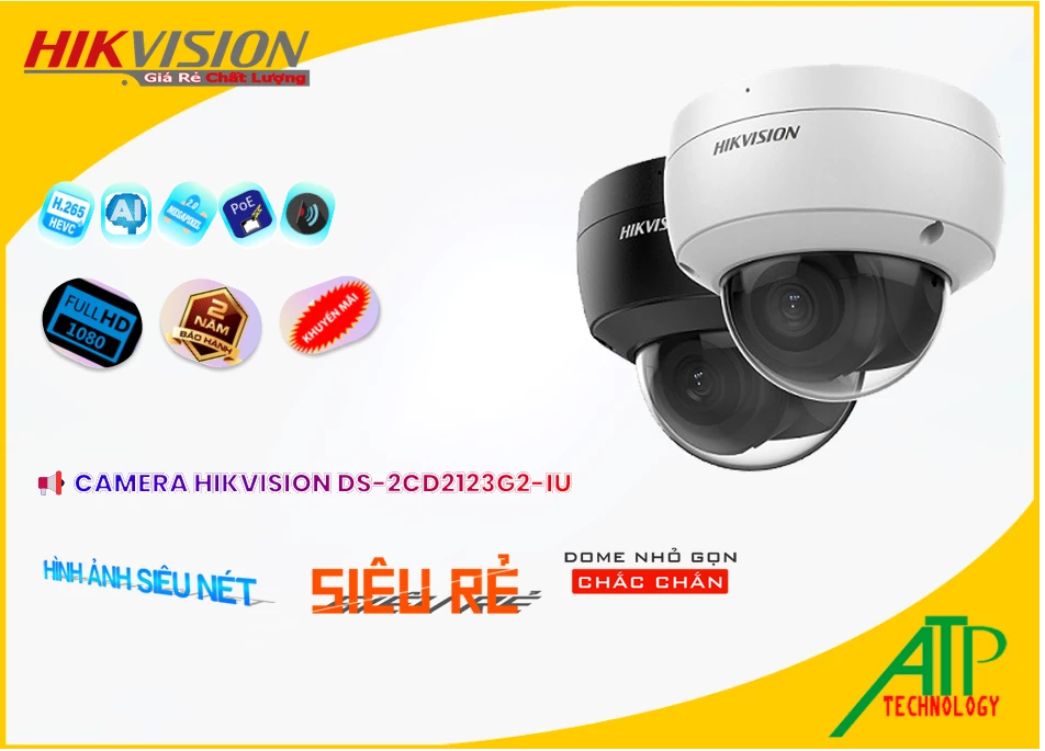 Camera Hikvision DS-2CD2123G2-IU,Giá DS-2CD2123G2-IU,phân phối DS-2CD2123G2-IU,DS-2CD2123G2-IUBán Giá Rẻ,Giá Bán