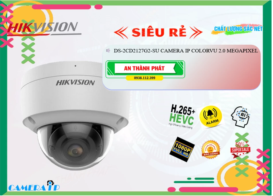Camera Full Color Hikvision DS-2CD2127G2-SU,DS 2CD2127G2 SU,Giá Bán DS-2CD2127G2-SU,DS-2CD2127G2-SU Giá Khuyến