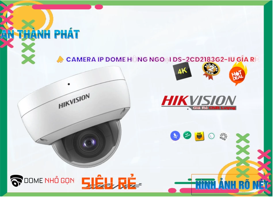 Camera 4K Hikvision DS-2CD2183G2-IU,DS-2CD2183G2-IU Giá rẻ,DS-2CD2183G2-IU Giá Thấp Nhất,Chất Lượng