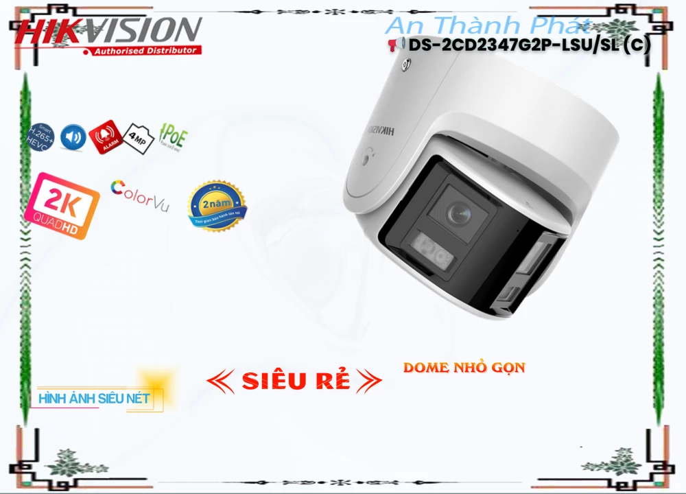 Camera Hikvision DS-2CD2347G2P-LSU/SL(C),thông số DS-2CD2347G2P-LSU/SL(C),DS-2CD2347G2P-LSU/SL(C) Giá rẻ,DS 2CD2347G2P