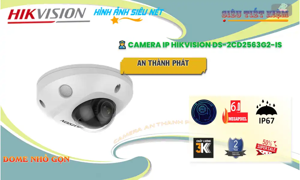 Camera Hikvision DS-2CD2563G2-IS