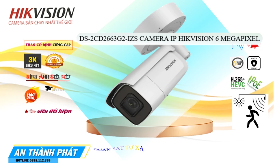 Camera DS-2CD2663G2-IZS  Hikvision