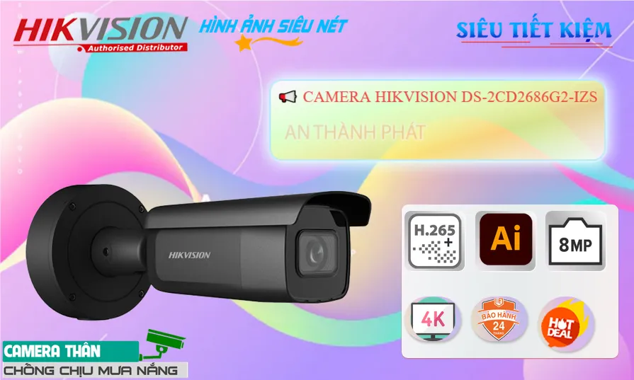 Camera Hikvision DS-2CD2686G2-IZS Camera Hikvision DS-2CD2686G2-IZS