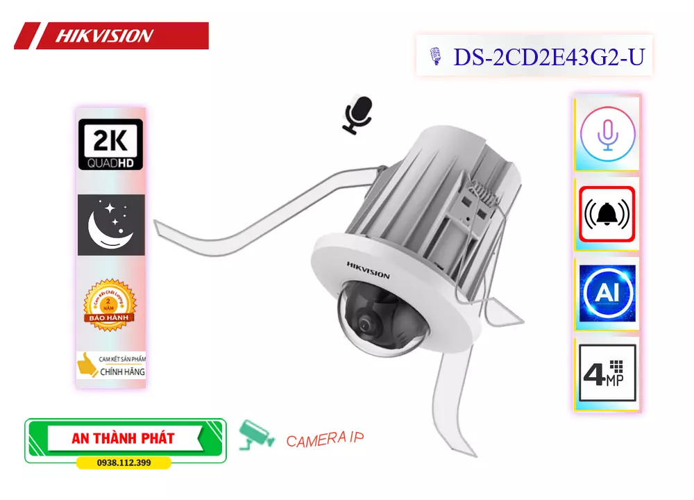 Camera Hikvision DS-2CD2E43G2-U,Giá DS-2CD2E43G2-U,phân phối DS-2CD2E43G2-U,DS-2CD2E43G2-UBán Giá Rẻ,Giá Bán