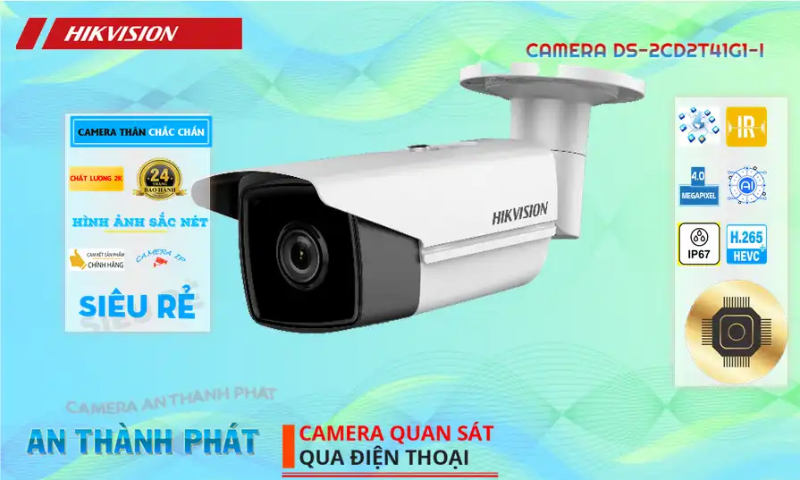 ➠ DS-2CD2T41G1-I sắc nét Hikvision ➠ DS-2CD2T41G1-I sắc nét Hikvision