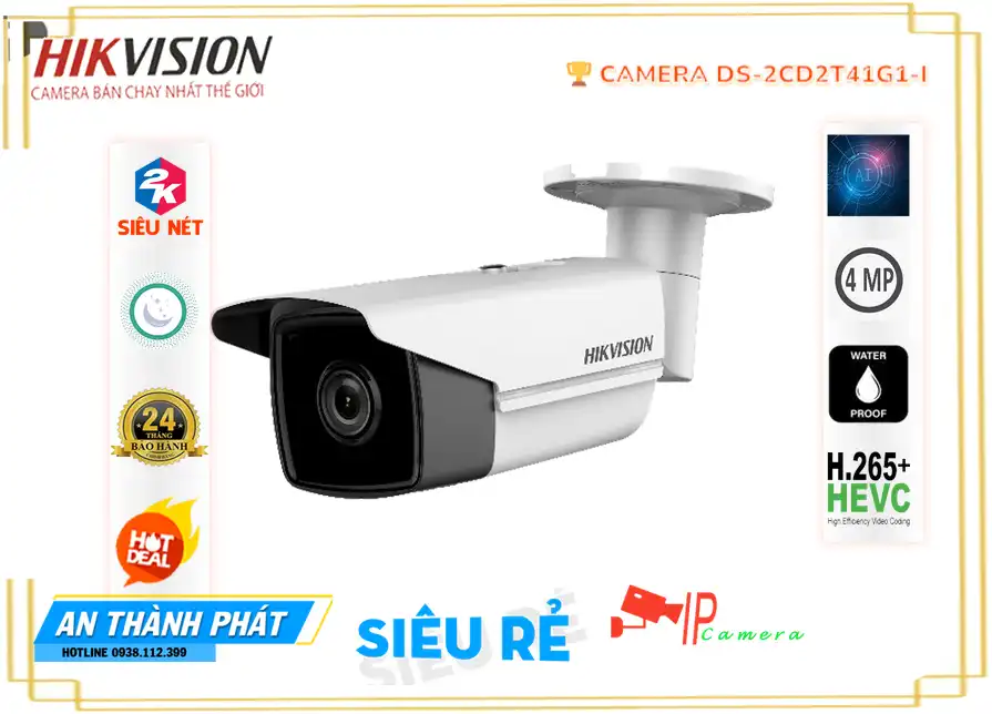 ➠ DS-2CD2T41G1-I sắc nét Hikvision ➠ DS-2CD2T41G1-I sắc nét Hikvision