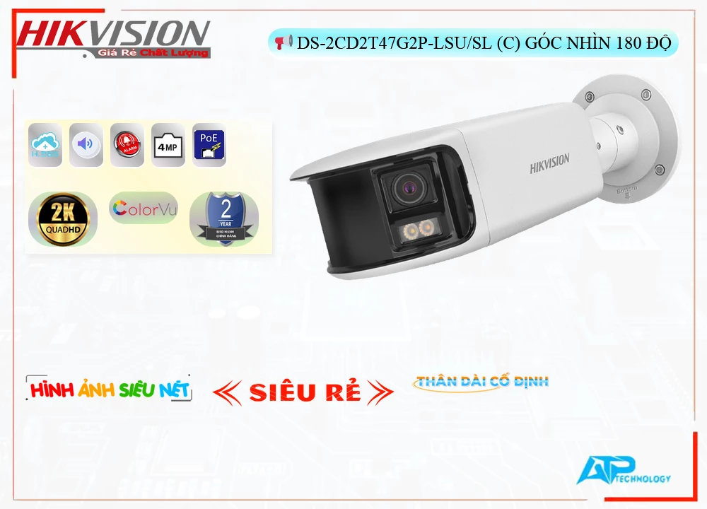 Camera Hikvision DS-2CD2T47G2P-LSU/SL(C),thông số DS-2CD2T47G2P-LSU/SL(C),DS-2CD2T47G2P-LSU/SL(C) Giá rẻ,DS 2CD2T47G2P