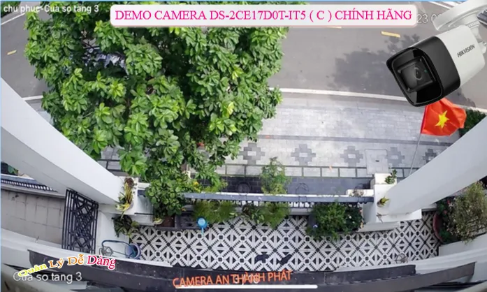 DS-2CE17D0T-IT5 (C) Camera Hikvision Thiết kế Đẹp