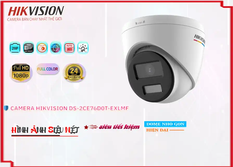 DS 2CE76D0T EXLMF,Camera Hikvision DS-2CE76D0T-EXLMF Sắc Nét,DS-2CE76D0T-EXLMF Giá rẻ,DS-2CE76D0T-EXLMF Công Nghệ