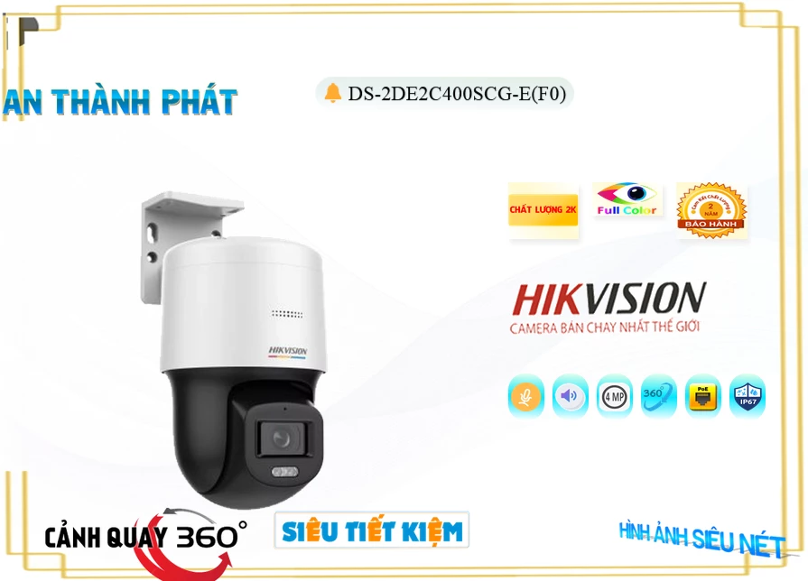 Camera HikVision DS-2DE2C400SCG-E(F0),DS 2DE2C400SCG E(F0),Giá Bán DS-2DE2C400SCG-E(F0),DS-2DE2C400SCG-E(F0) Giá Khuyến