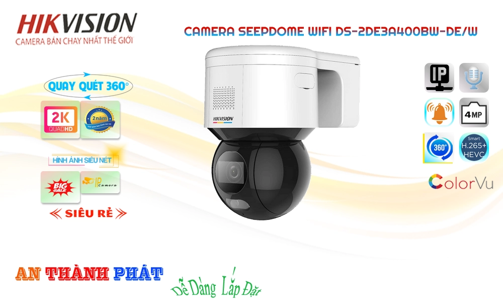 DS-2DE3A400BW-DE/W Camera HD IP Hikvision DS-2DE3A400BW-DE/W Camera HD IP Hikvision