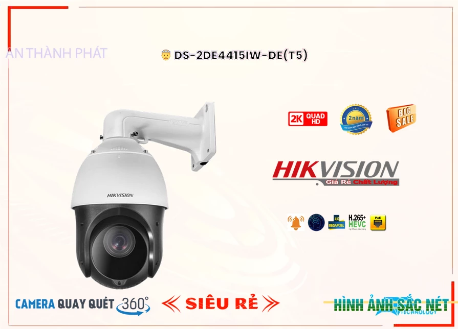 Camera Hikvision DS-2DE4415IW-DE(T5),thông số DS-2DE4415IW-DE(T5),DS 2DE4415IW DE(T5),Chất Lượng