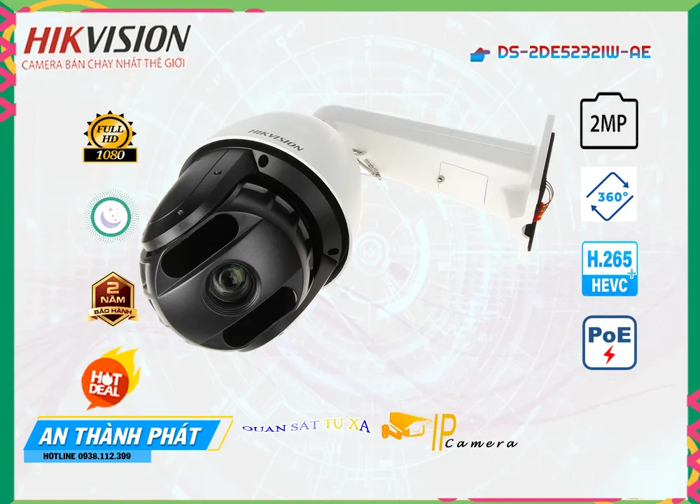 Camera Hikvision DS-2DE5232IW-AE,thông số DS-2DE5232IW-AE,DS 2DE5232IW AE,Chất Lượng DS-2DE5232IW-AE,DS-2DE5232IW-AE