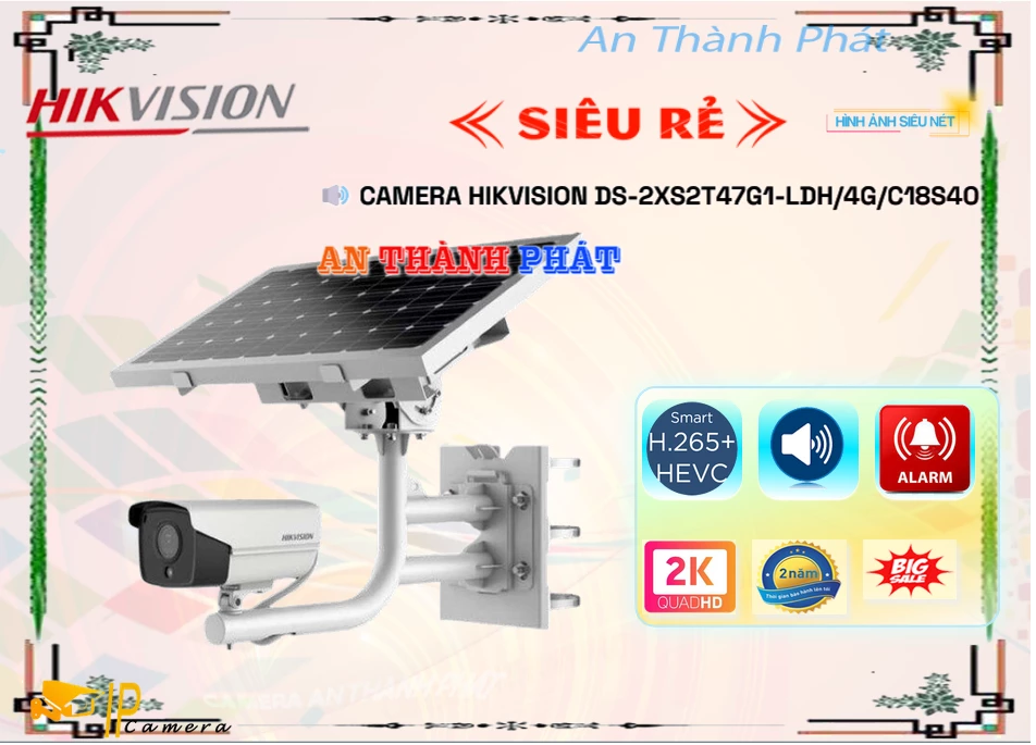Camera Hikvision DS-2XS2T47G1-LDH/4G/C18S40,DS-2XS2T47G1-LDH/4G/C18S40 Giá Khuyến Mãi,DS-2XS2T47G1-LDH/4G/C18S40 Giá