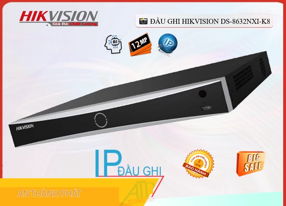 Đầu Ghi Hikvision DS-8632NXI-K8,thông số DS-8632NXI-K8,DS-8632NXI-K8 Giá rẻ,DS 8632NXI K8,Chất Lượng DS-8632NXI-K8,Giá