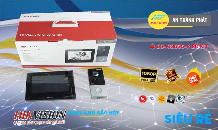 Chuôn cửa thông minh DS-KIS605-P Chuôn cửa thông minh DS-KIS605-P