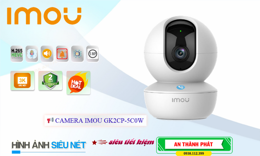 GK2CP-5C0W sắc nét Wifi Imou ➠ GK2CP-5C0W sắc nét Wifi Imou ➠